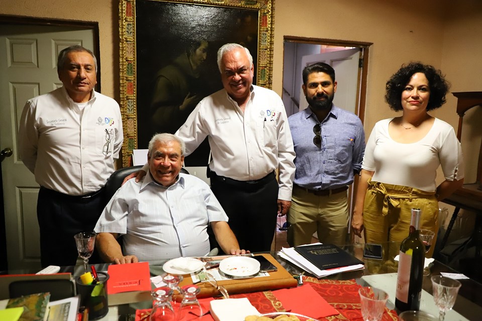 El Secretario General de Gobierno Arq.Adrián Alanís Quiñones , visita templo de San Juan de Dios, para revisar requerimientos en la rehabilitación del edificio.