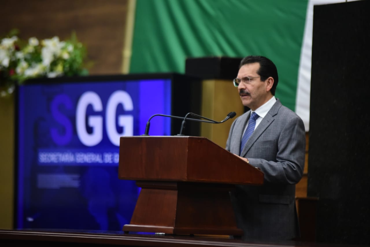 Comparece el SGG ante el pleno del Congreso, en la glosa del sexto informe