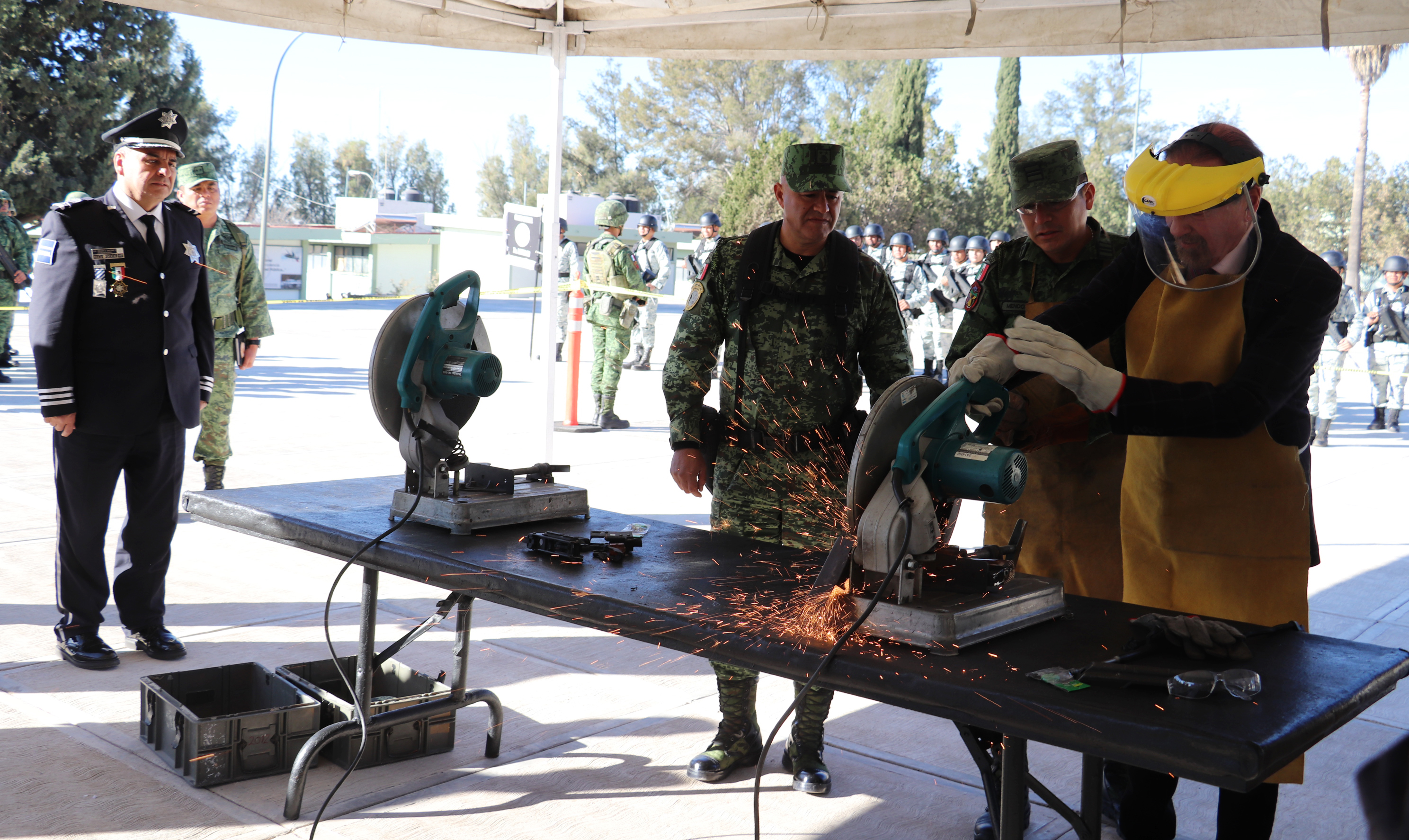 <strong>DESTRUCCIÓN DE ARMAS DE FUEGO</strong>