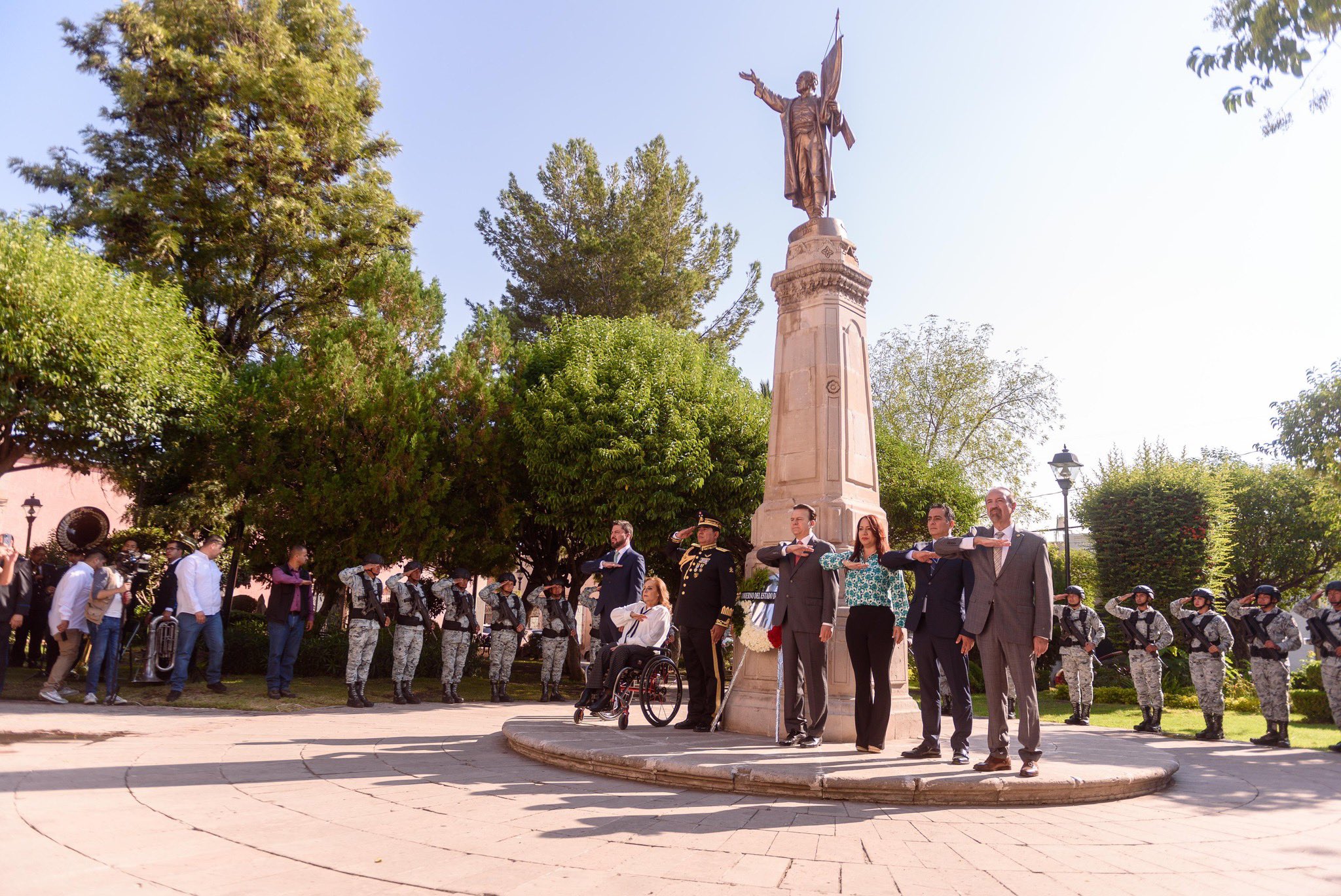 Se llevó a cabo emotivo homenaje a Don Miguel Hidalgo y Costilla