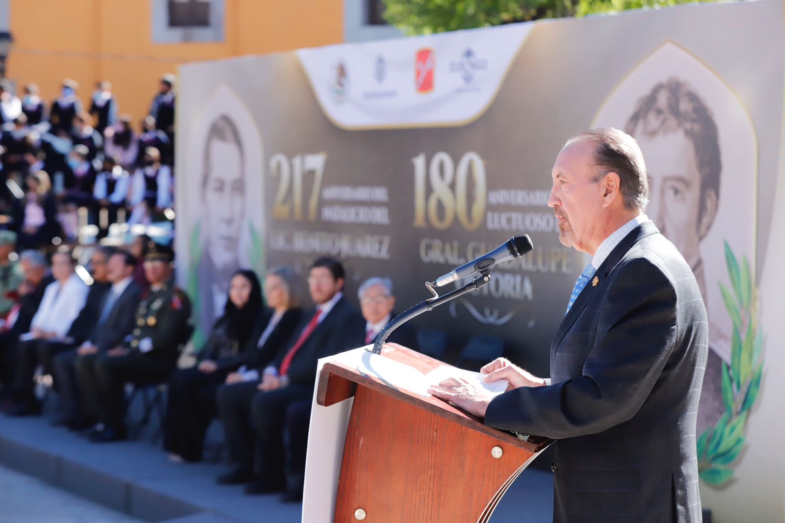 <strong>CONMEMORACIÓN DEL 217 ANIVERSARIO DEL NATALICIO DE BENITO JUÁREZ.</strong>
