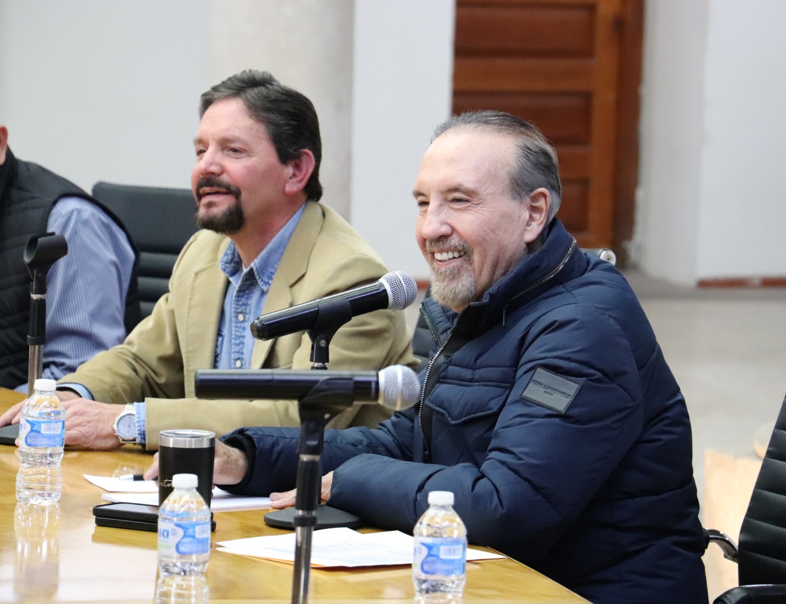 Reunión con lideres sindicales