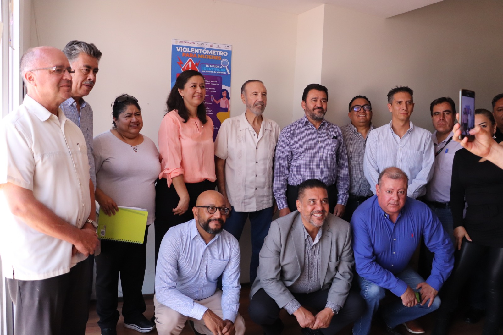 Para promover la prevención y erradicación de la violencia, se instaló "Violentometro" en la SGG