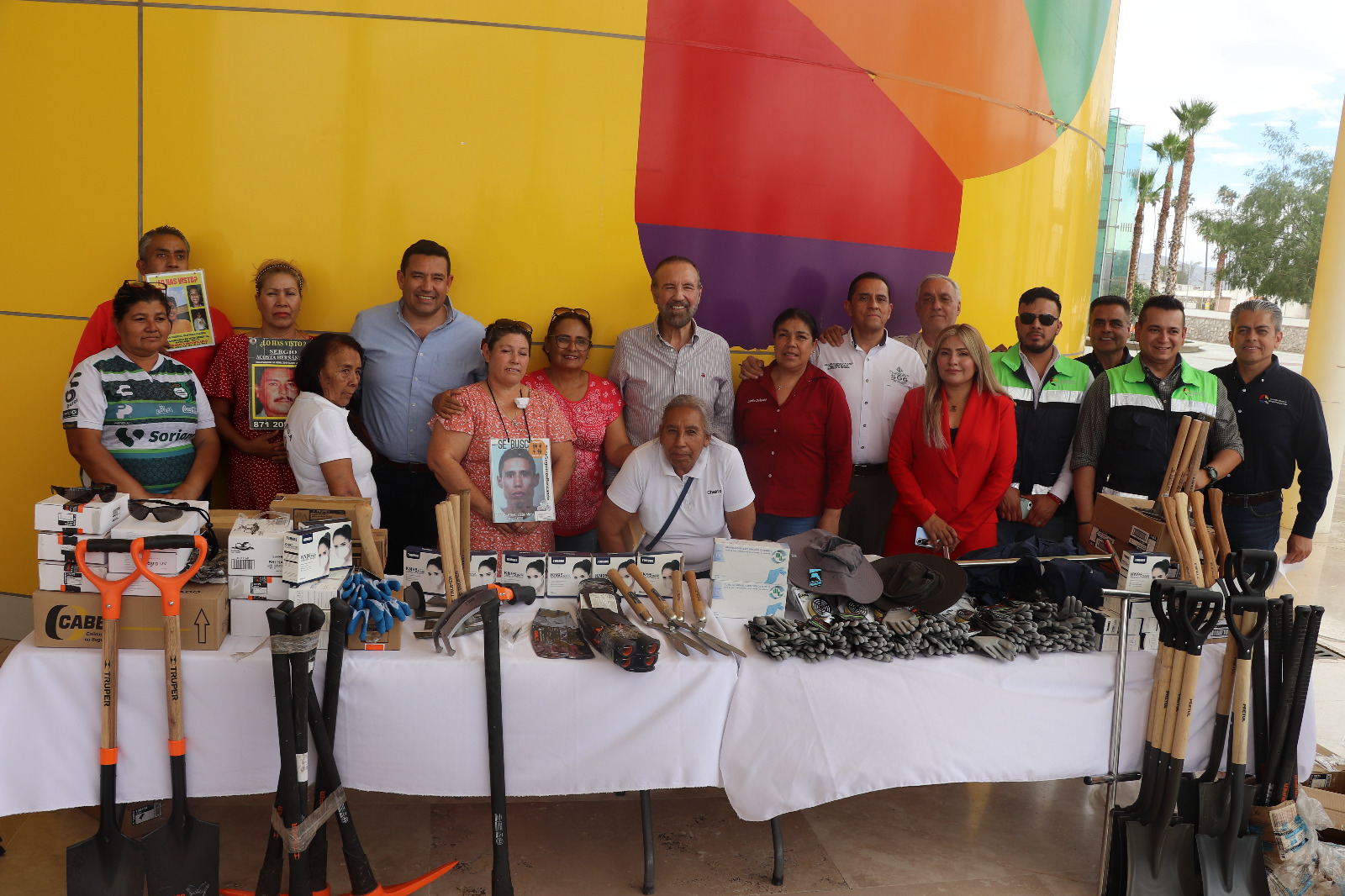 SGG entrega equipo y material para búsqueda de personas