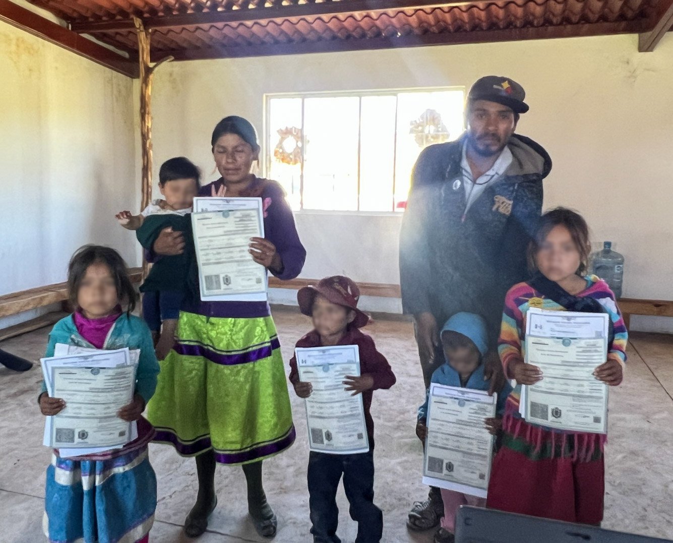 ENTREGA GRATUITA DE ACTAS DE NACIMIENTO EN COMUNIDADES INDÍGENAS.